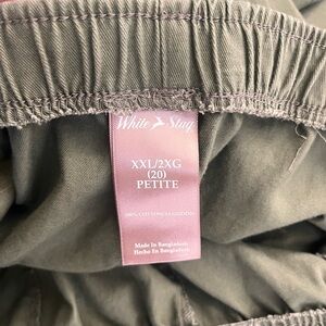 White Stag Khaki Petite Pants XXL